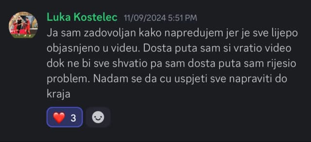 Dokaz uspjeha 8